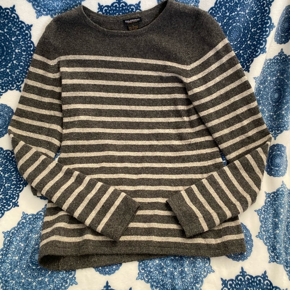 Striped Cashmere Sweater